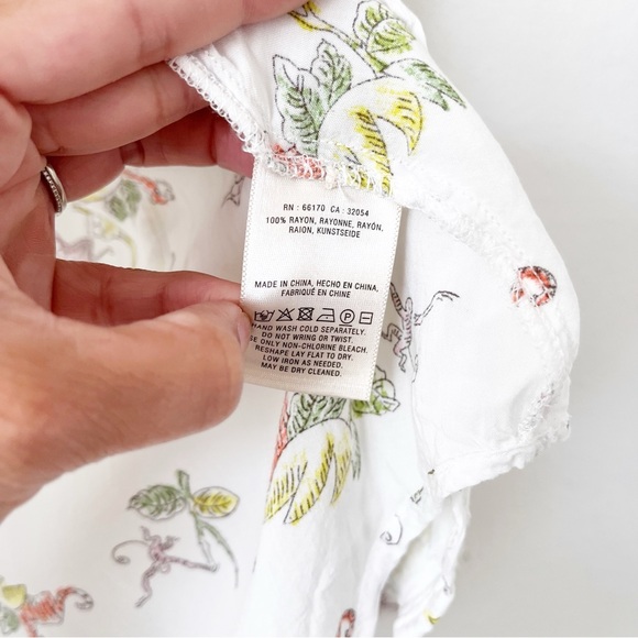 Anthropologie Maeve Jungle Print Button Down Long Sleeve Shirt in Multicolor - Picture 7 of 9